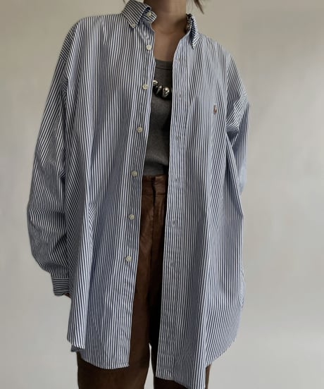 【USED】 Polo Ralph Lauren Striped Shirt / 220820-002