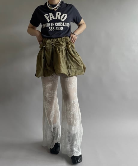 【RE;CIRCLE】 RE Army Parachute Balloon Skirt Mini / 250306-003