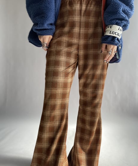 【USED】 Checked Pants / 221217-020