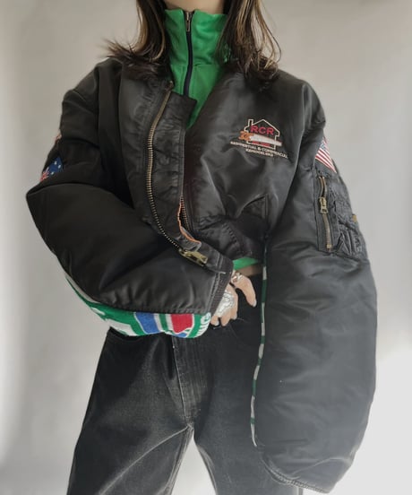 【RE;CIRCLE】 RE Short Soccer Muffler MA-1 / 230126-015