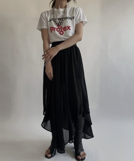【USED】 Poly Long Skirt / 220611-015
