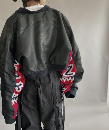 【RE;CIRCLE】 RE Short Soccer Muffler MA-1 / 230126-017