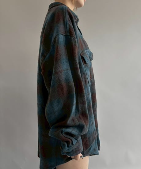 【USED】 STRUCTURE Flannel Shirt /251025-010