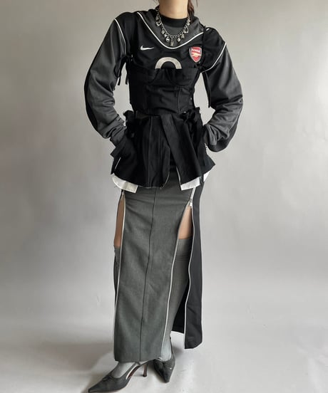 【RE;CIRCLE】 Re Front Zip Skirt/ 241003-006