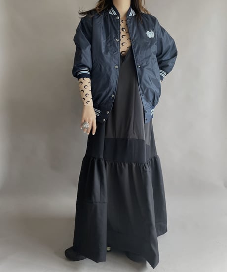【RE;CIRCLE】 RE Nylon 3/4 length Jacket Navy / 230309-003