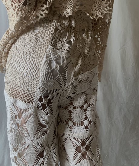 【RE;CIRCLE】 RE Crochet Pants①/210512-012