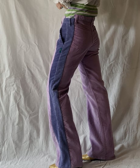 【RE;CIRCLE】 Remake Corduroy Side Line Pants①/210317-002