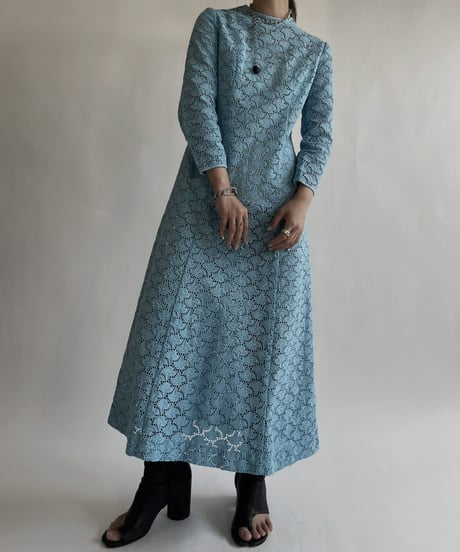 【USED】 Long Sleeves Lace One-piece / 220611-019