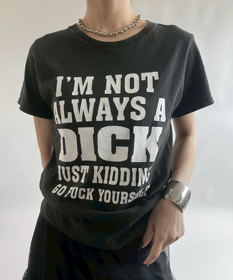 【USED】 RESIZED message T-Shirt / 250830-029