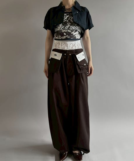 【Chinatsu Aoyama】 RE Apron / 260702-017