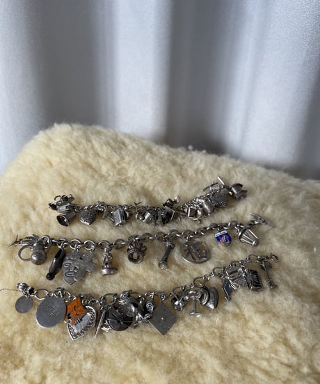 【USED】 Silver 925 Charm Bracelet / 221217-037