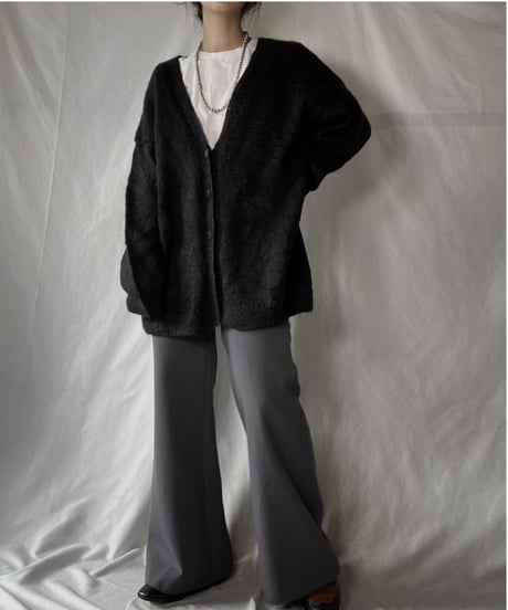【USED】  Acrylic Knit Cardigan/220127-027