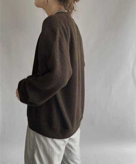 【USED】  The Fox Collection Acrylic Knit Cardigan / 221008-025