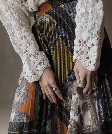 【USED】  See-through Poly Long Skirt/220220-023