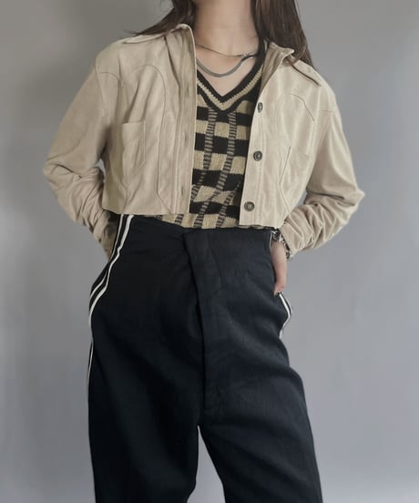 【USED】  Debbie Shuchat Suede Shirt / 221015-016