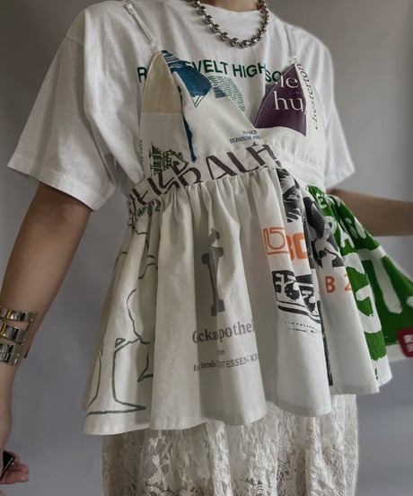【RE;CIRCLE】RE Eco-Friendly Bag Camisole Bustier / 230525-020