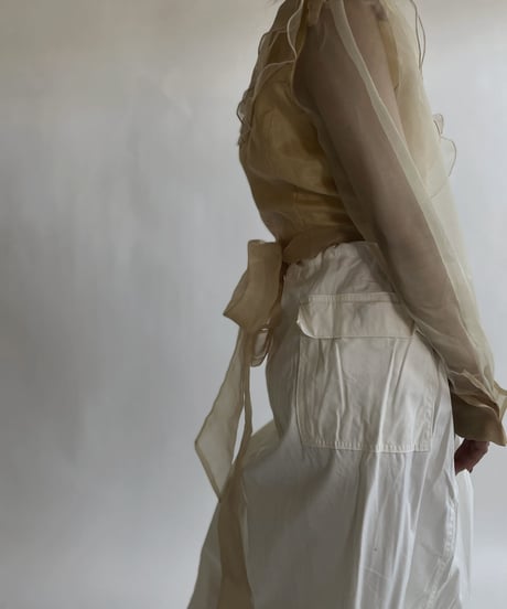 【USED】 See-through Long Sleeves Shirt / 220514-013