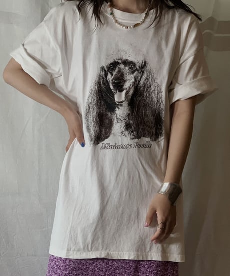 【USED】S/S T-shirt DOG⑦/210604-017