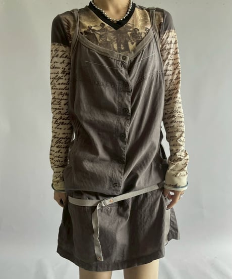 【USED】 Cop.Copine Pocket Design Camisole Top /251014-041