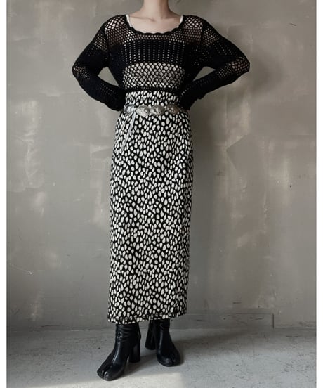 【USED】Knit Medium Skirt/ 220319-018