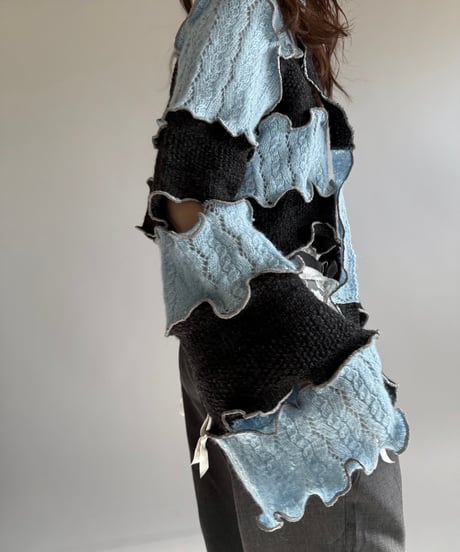 【RE;CIRCLE】 RE Mellow Knit Top + Muffler  /  241226-013