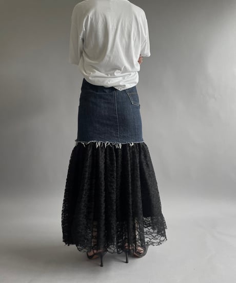 【USED】 Denim Mini Skirt /240729-076
