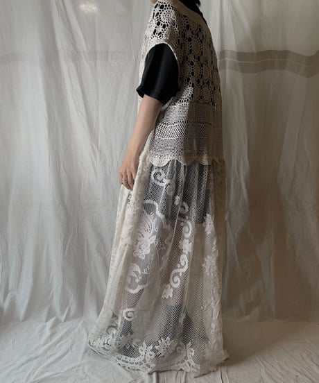 【RE;CIRCLE】 RE Lace N/S One-piece⑥/210714-010