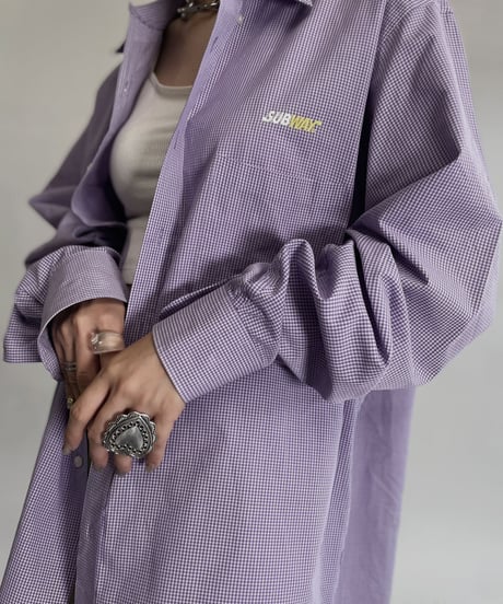 【USED】  Long Sleeved Work Shirt "Subway" / 220730-003