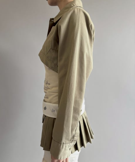 【Chinatsu Aoyama】 RE Makers Shirt Khaki / 260702-028