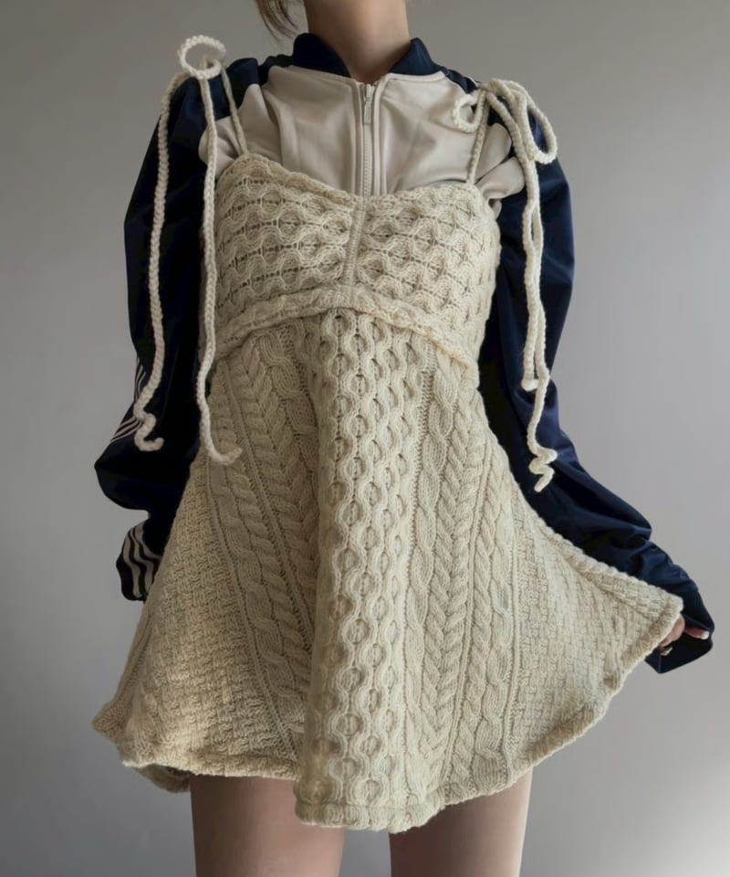 ワンピース REAran Side Slit Camisole Mini One-Piece RE;CIRCLE】 RE Aran Side Slit Camisole Mini One