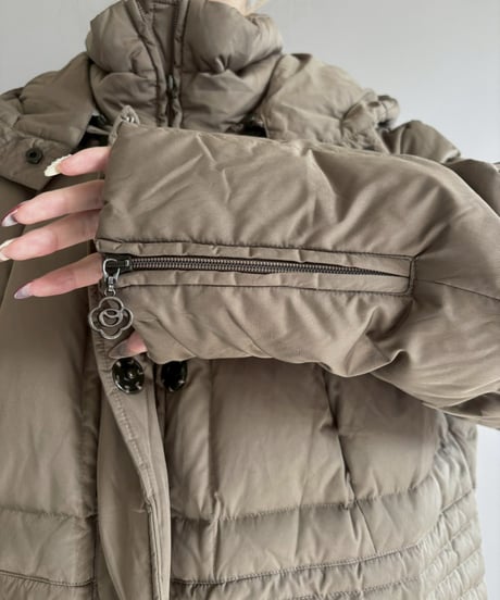 【USED】 Double Zip up Down Coat / 260131-006