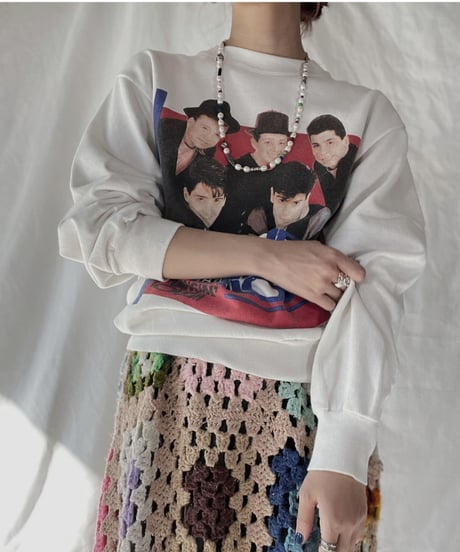 【USED】     L/S Sweat NEW KIDS ON THE BLOCK/211216-047