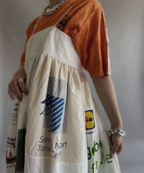 【RE;CIRCLE】RE Eco-Friendly Bag Camisole Long One-piece / 230525-013