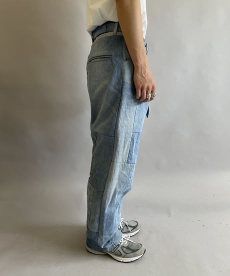 【RE;CIRCLE】 RE Denim PatchWork Pants / 230522-003