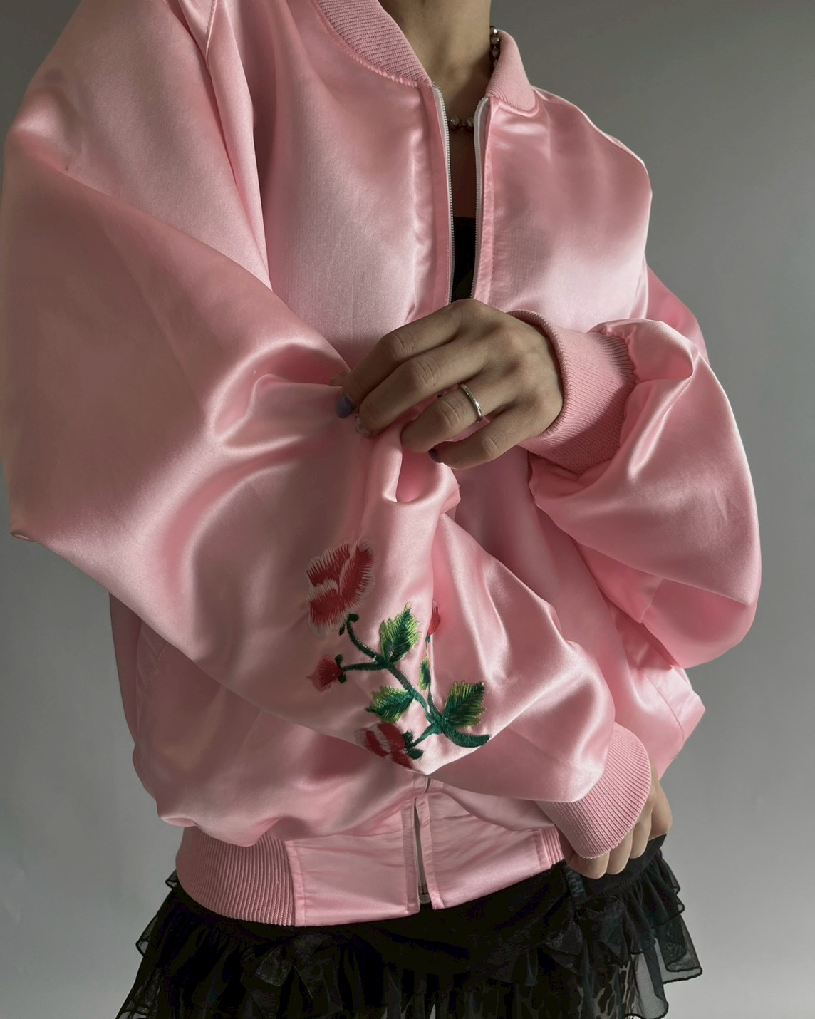 USED】 Satin Blouson / 251122-001 | THE TINY SH