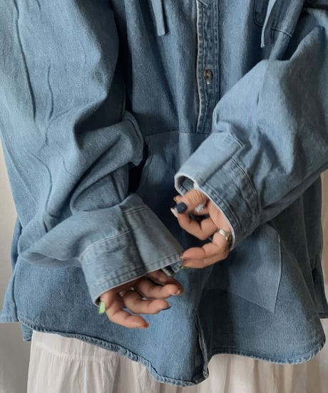 【RE;CIRCLE】  RE Denim Mexican Parker②/210506-016