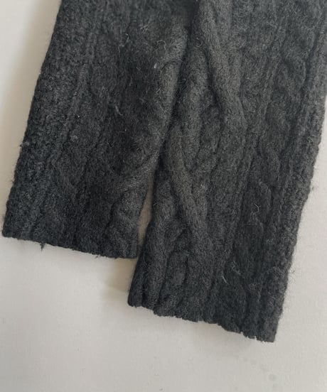 【RE;CIRCLE】 RE Alan Knit Arm Cover Black / 221006-038