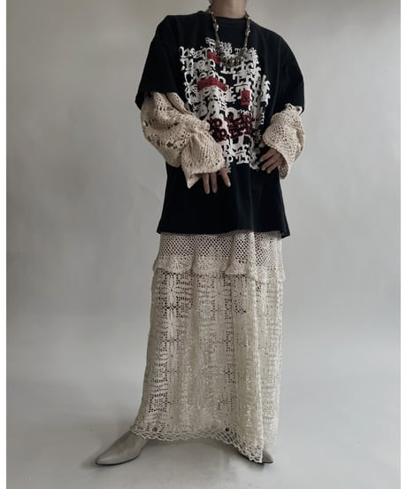 【RE;CIRCLE】 RE Crochet Lace One-piece / 220526-013
