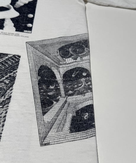 【USED】 Made in USA 90's SOFTEE M.C. ESCHER T-Shirt /250621-028
