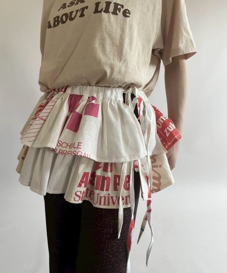 【RE;CIRCLE】 Re Eco Bag Maki Skirt /  250417-015