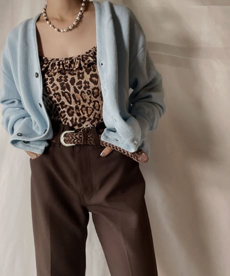 【USED】 Acrylic Knit Cardigan③/210930-029