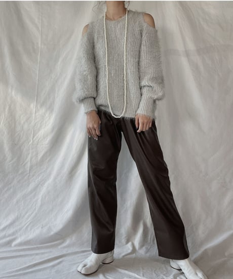 【USED】    Mohair Knit Top/211216-012