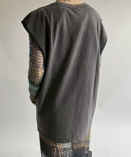 【USED】  ALIEN SEX FIEND Cutoff Tank Top /250510-001