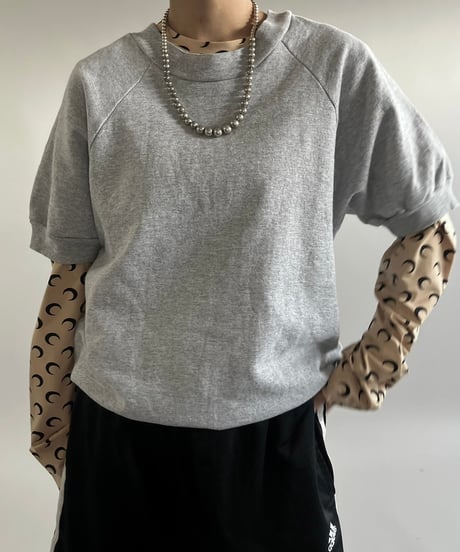 【USED】 Made in USA 80~90's The Varmont Country Store Blank S/S Sweat /250215-017