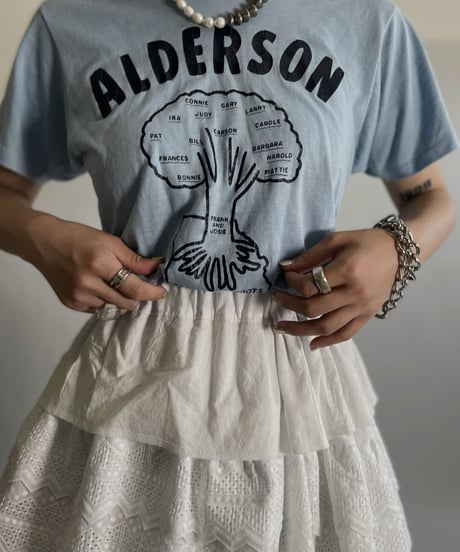 【USED】 Short Sleeved T-shirt "Alderson Clan" /220716-007
