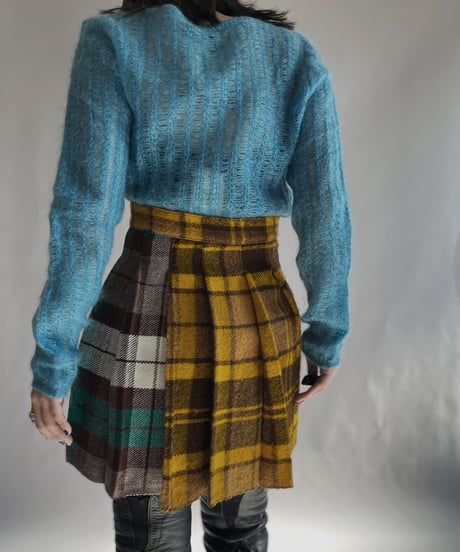 【RE;CIRCLE】 RE Pleats Blanket  Skirt / 230105-019