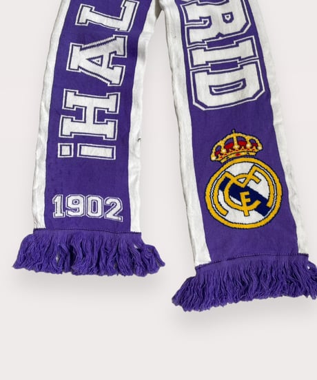 【USED】 Knit Soccer Muffler REAL MADRID / 240108-012