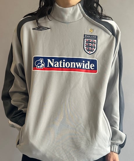 【USED 】UMBRO ENGLAND Soccer Jersey Top /240603-054