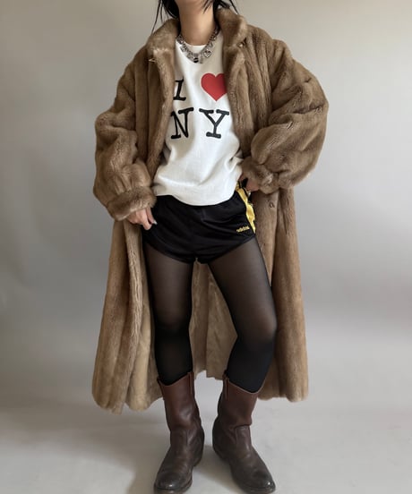 【USED】 90's Jerzees I♡NY Sweat/ 260104-024