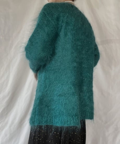 【USED】    Mohair Knit Cardigan/211216-020